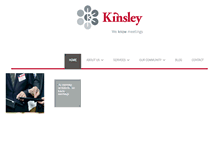 Tablet Screenshot of kinsleymeetings.com
